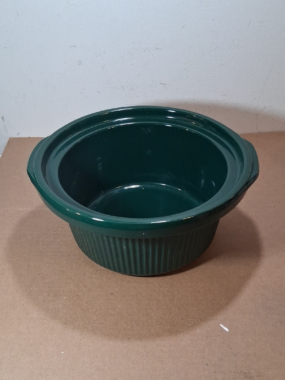 Rival Green  Ceramic Slow Cooker Insert - Ribbed Sides 5 Qt.